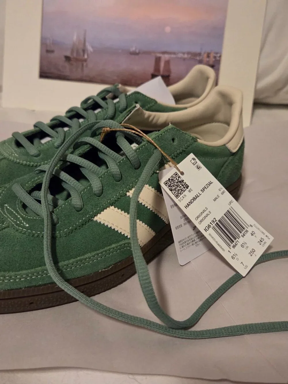 Adidas Handball Spezial Green - NEW WITH TAGS - Men's 7 / Women's 8.5